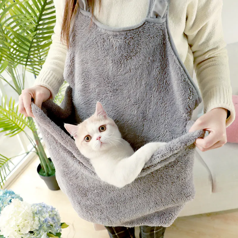 Plush Shoulder Pet Backpack / Mochila de peluche para mascotas