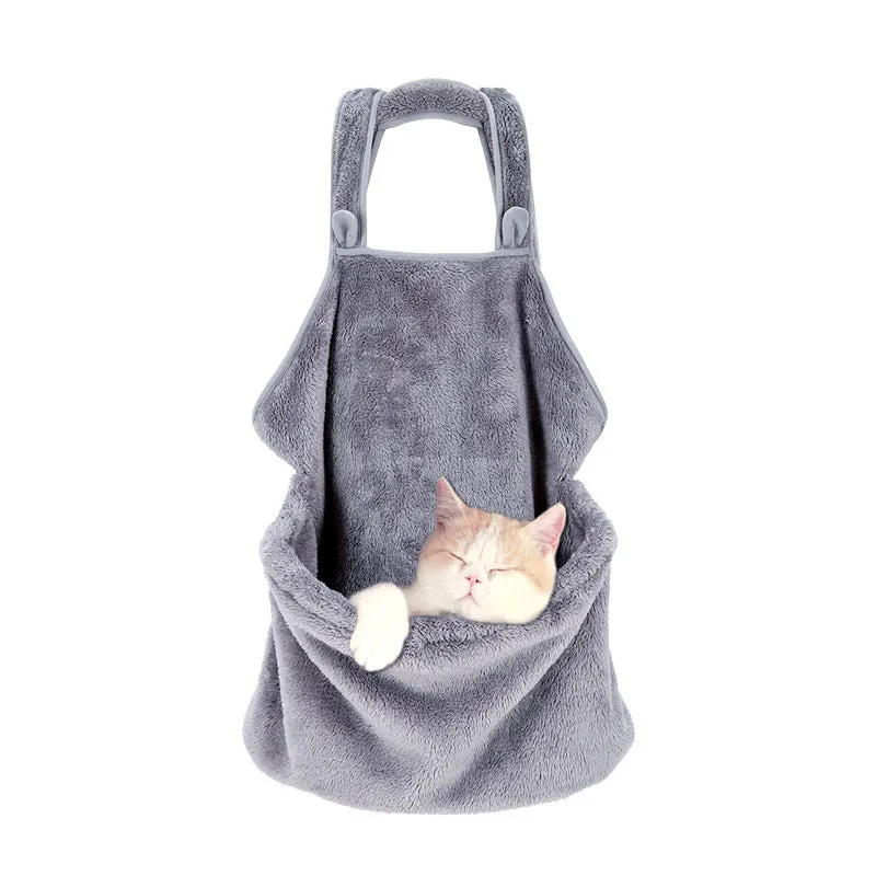 Plush Shoulder Pet Backpack / Mochila de peluche para mascotas