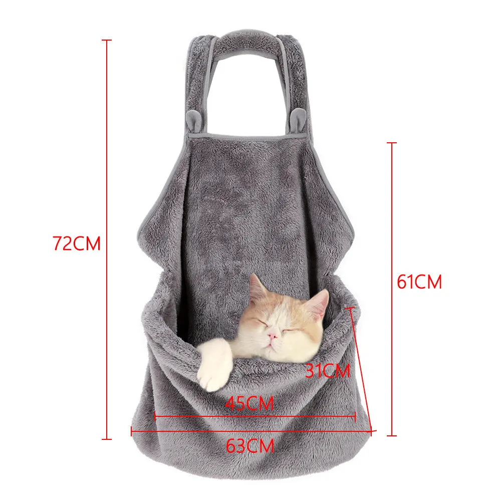 Plush Shoulder Pet Backpack / Mochila de peluche para mascotas
