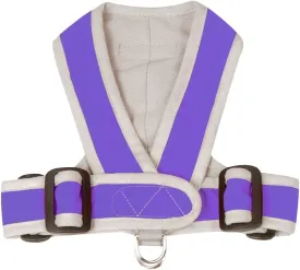 Precision Fit Nylon Step-in Adjustable Dog Harness in Teacup to 40 LBS Vest Easy On Adjustable XXXSmall Toy Puppies to Large Soft Walking Doggy Wrap Vest (1101) (XSmall - Purple)