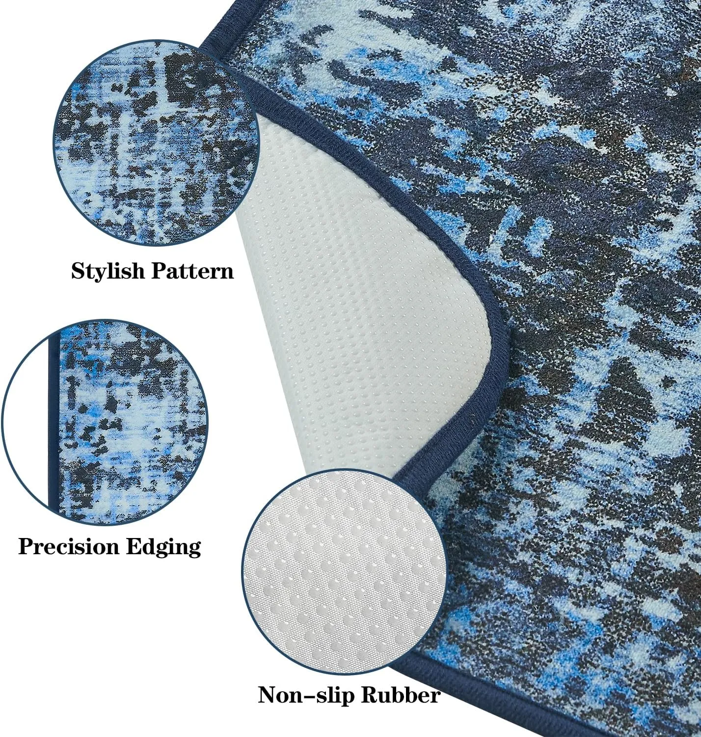 Qeils Washable Pee Pads for Dogs, 4 Pack Reusable Super Absorbent Leakproof Potty Pads 36"x24", Non-Slip for Crate, Floor, Couch, Whelping Box, Litter Mat