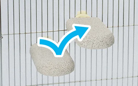 Sanko Shokai - J31 Nail Sharpening Stone Step for Small Animals (White)