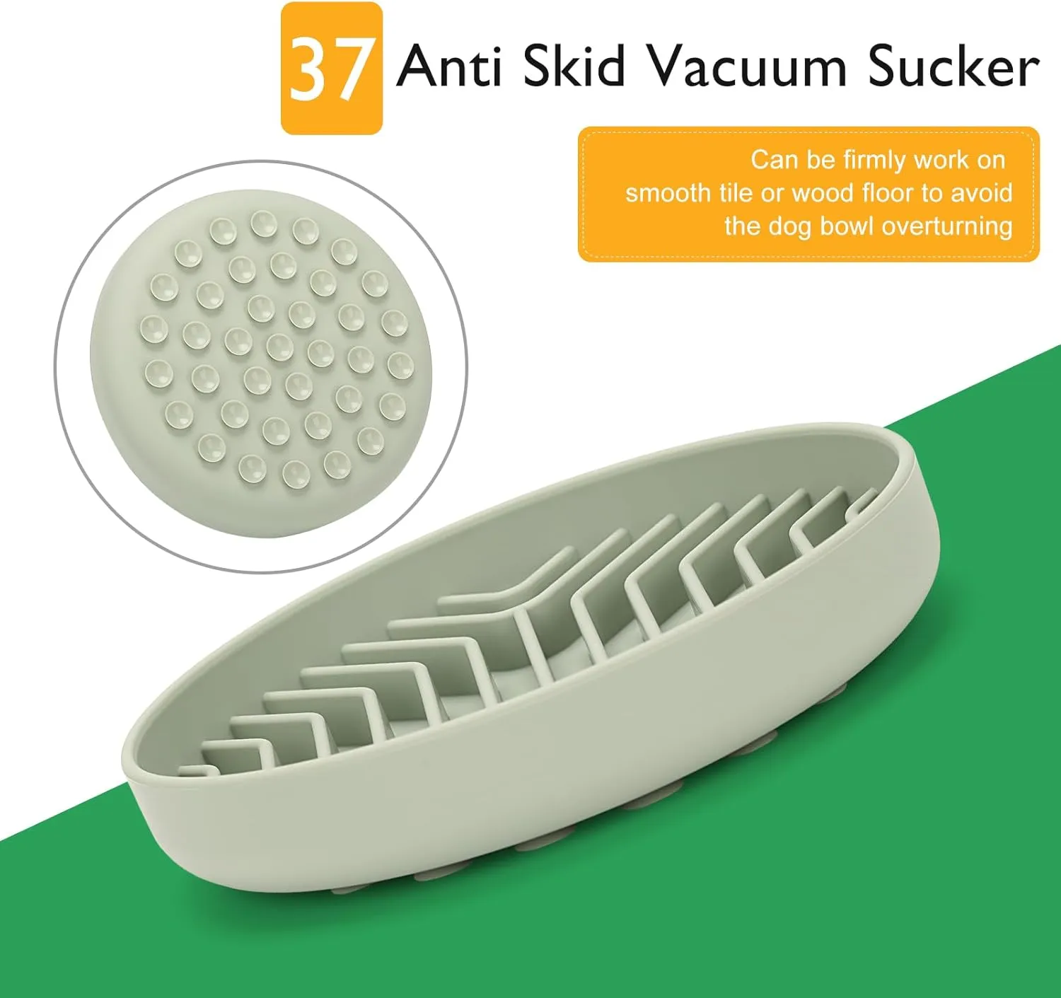 Slow Feeder Dog Bowls Silicone Maze Food Bowl Feeders Pet Puzzle Lick Mat to Slow Down Eating for Medium Small Breed Size Dogs