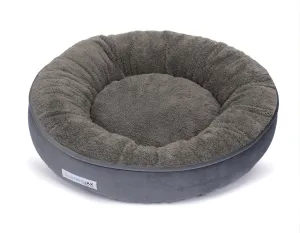 Small Animal Pet Bed- Velvet Steel Snuggler - 22" x 22"