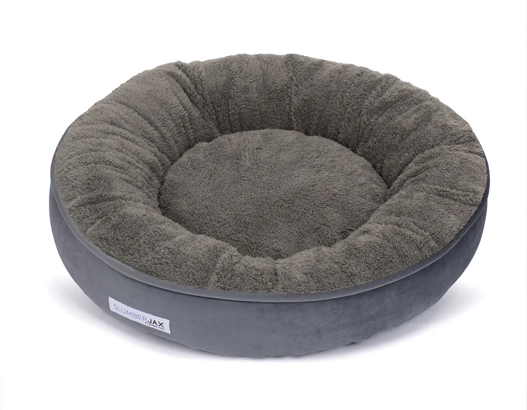 Small Animal Pet Bed- Velvet Steel Snuggler - 22" x 22"