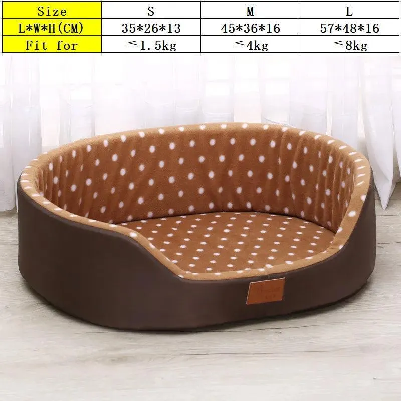 Soft Double-Sided Pet Bed Sofa