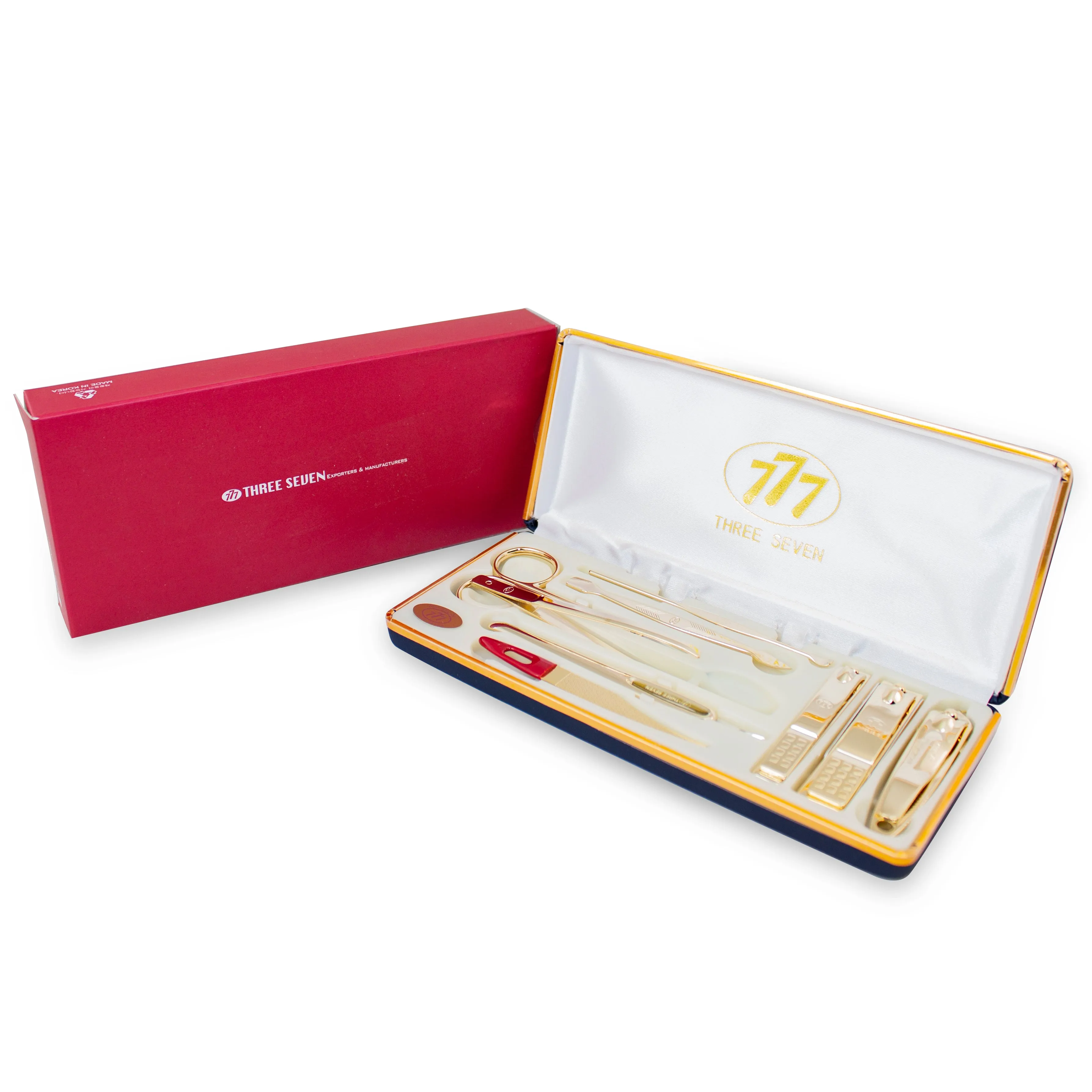 Three Seven, Nail Clipper Set 9pcs TS-636XG, MADE IN KOREA, Free shipping (Excluding HI, AK)