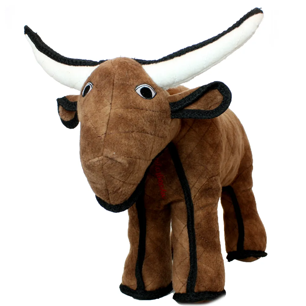 Tuffy Bevo the Bull - World's Tuffest Soft Dog Toy