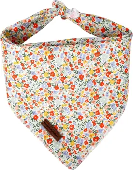 Unique Style Paws Summer Dog Bandana, Cute Colorful Puppy Bandanas, Adjustable Floral Pet Handkerchief for Small/Large Dogs Party, Birthday, Holiday Decoration