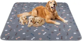 Washable Pee Pads for Dogs,2 Pack 48"x60" Reusable Puppy Training Pads, Ultra-Absorbent and Leak-Proof Whelping Pads , Extra Large Potty Playpen Mat for Incontinence, Housebreak, Crate
