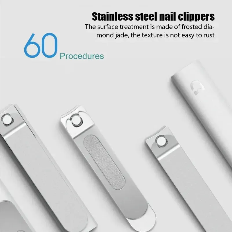 Xiaomi Mijia Stainless Steel Nail Clippers with Anti-Splash Storage Shell